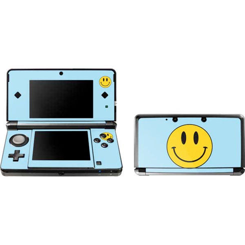 Blue Happy Face 3DS (2011) Skin